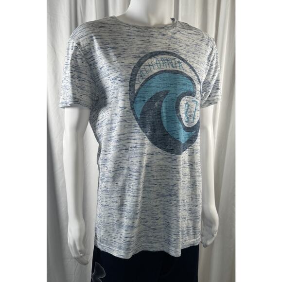 Chip & Pepper Short Sleeves Graphic T-Shirt, Blue/Teal , Sz: M, 87-19 - Picture 2 of 16